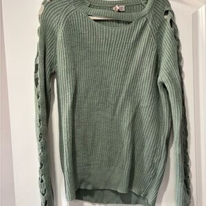Misia Green Knit Sweater